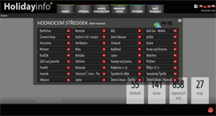 Desktop Screenshot of holidayinfo.cz
